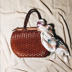 Woven Leather Bag